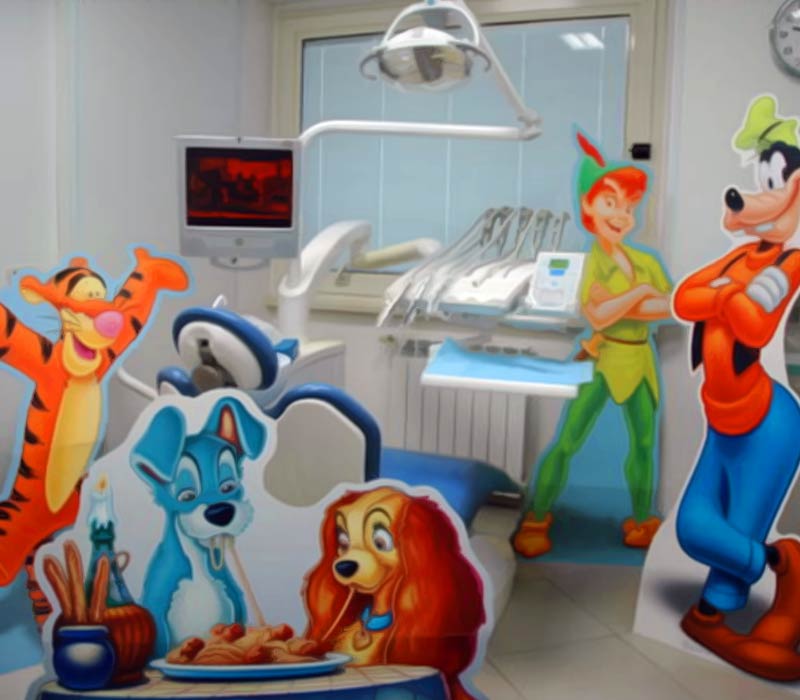Il dentista dei Bambini - Riunito - Studio Pelagalli - Centro Odontoiatrico Roma
